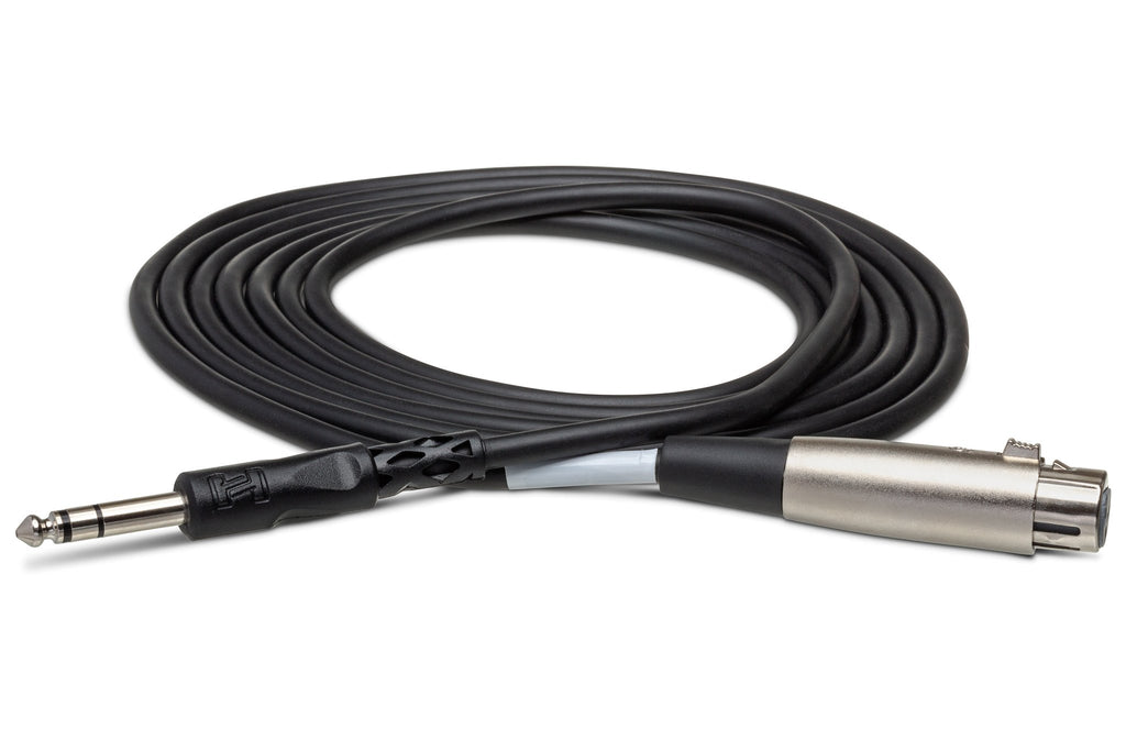 Balanced Interconnect, XLR3F to 1/4 in TRS - Full