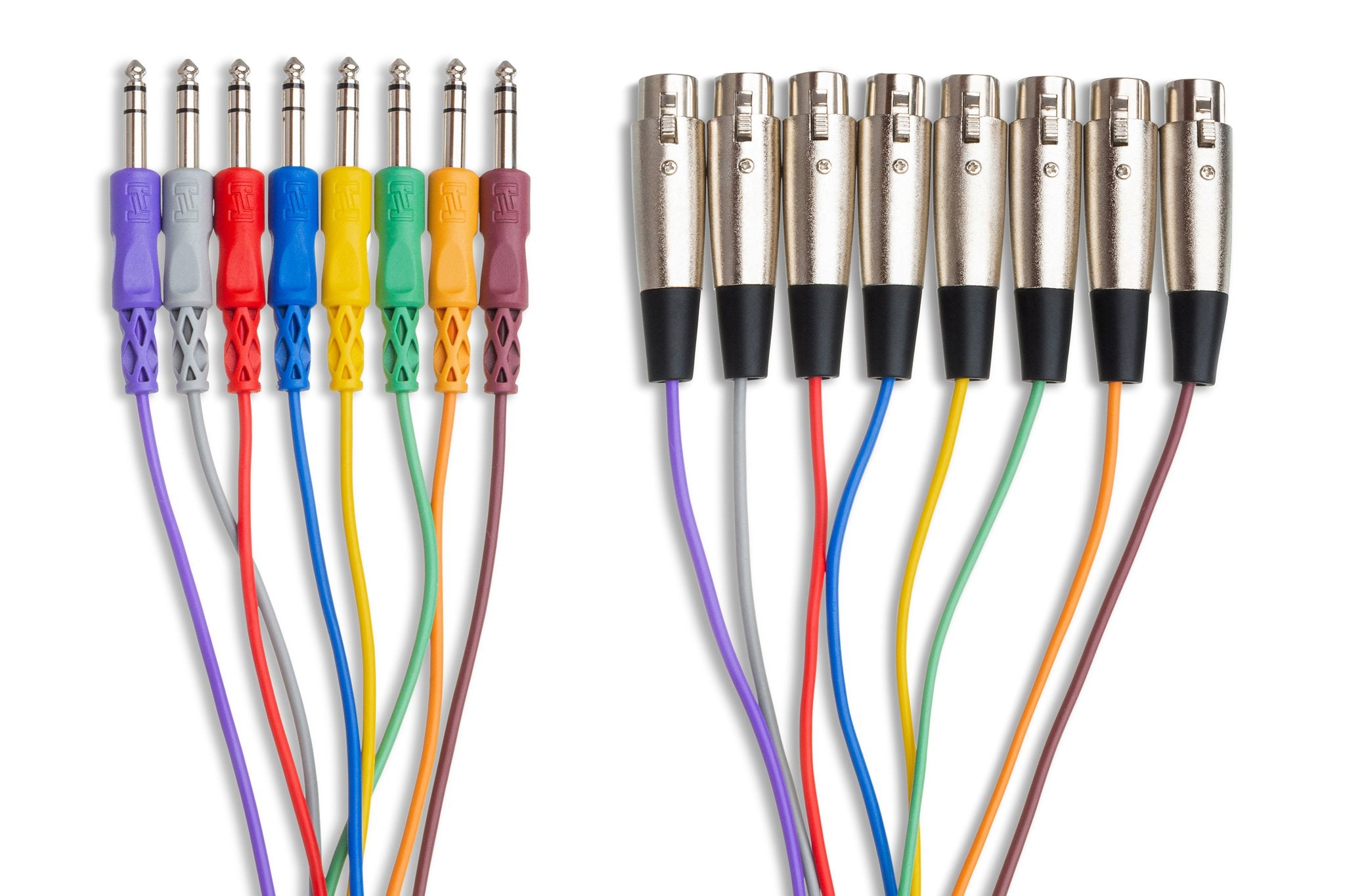 Balanced Snake, XLR3F to 1/4 in TRS - Connector