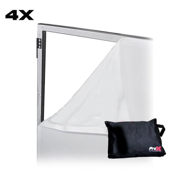 Replacement Four Panel x4 Scrim Kit for ProX Facades White Fabric