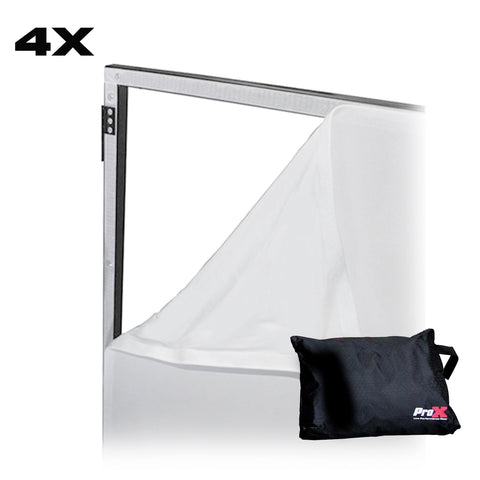 Replacement Four Panel x4 Scrim Kit for ProX Facades White Fabric