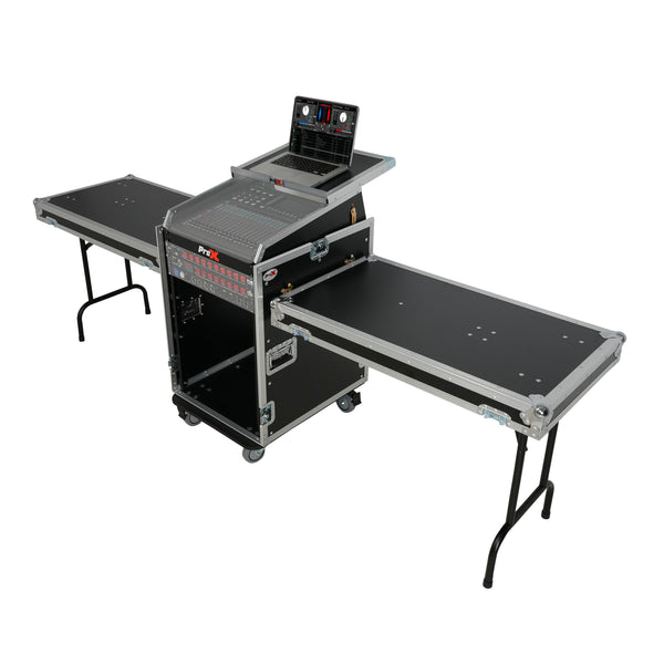 Universal 19 Rack-mount Mixer with 13U Top and 16U Front with 2 Side Work Tables