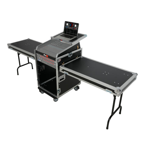 Universal 19 Rack-mount Mixer with 13U Top and 16U Front with 2 Side Work Tables