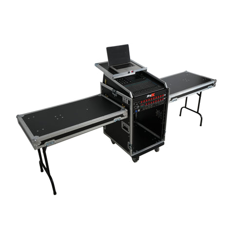 Universal 19 Rack-mount Mixer with 13U Top and 16U Front with 2 Side Work Tables