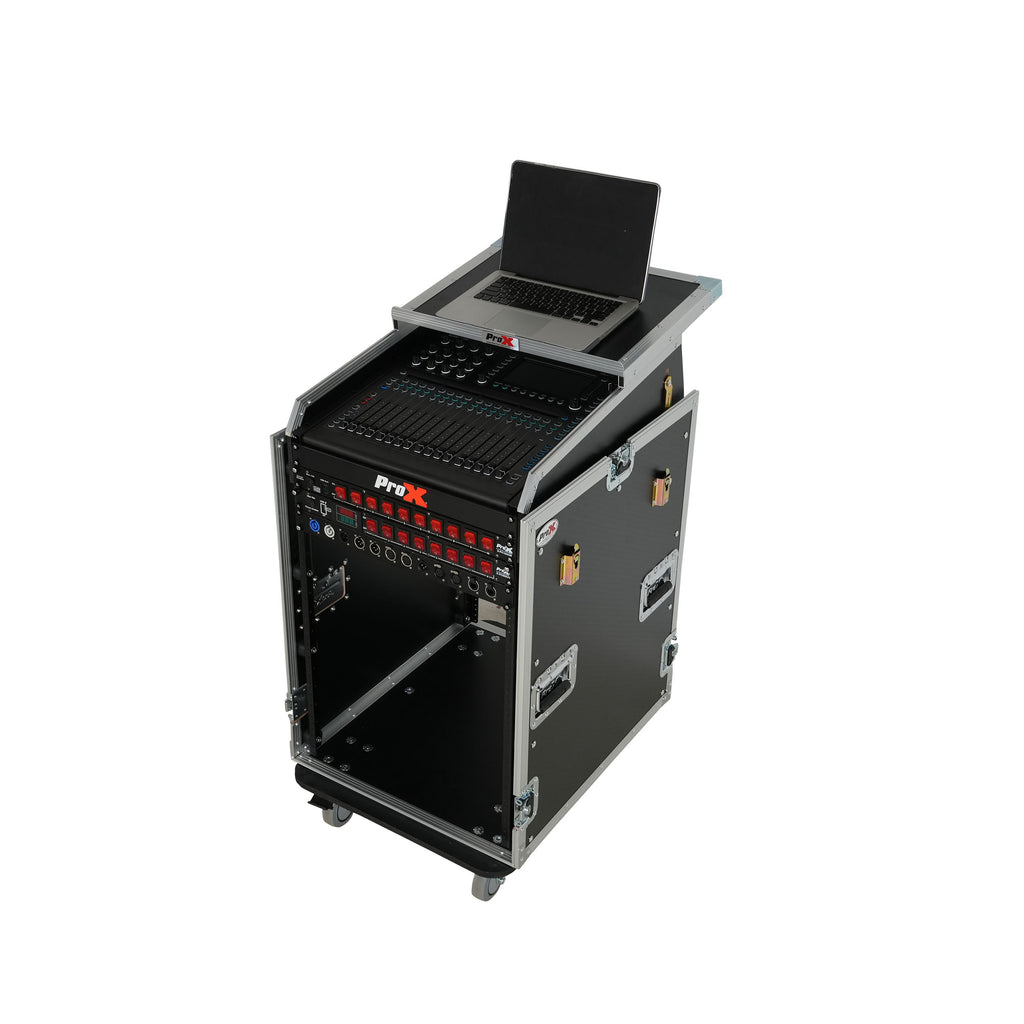 Universal 19 Rack-mount Mixer with 13U Top and 16U Front with 2 Side Work Tables