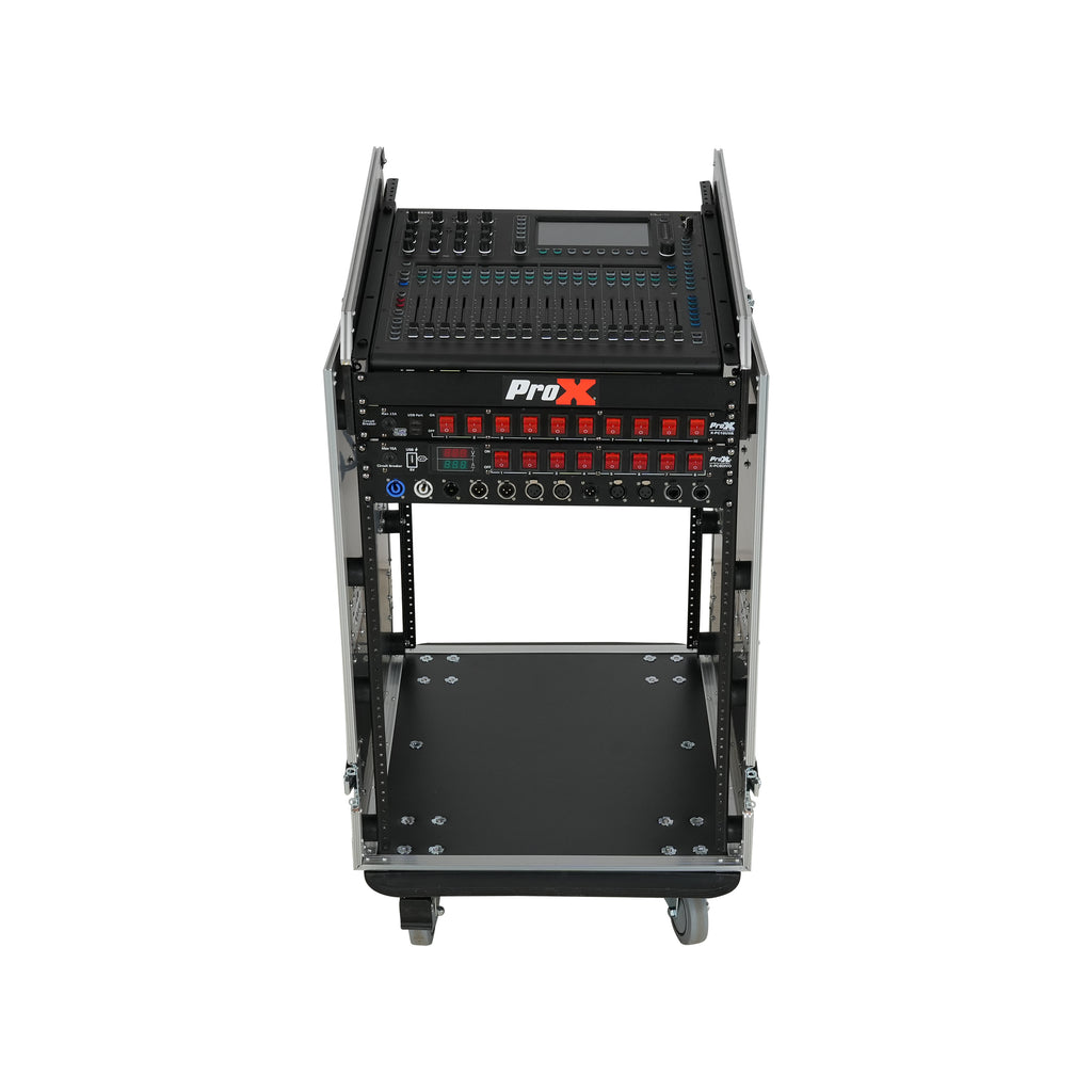 Universal 19 Rack-mount Mixer with 13U Top and 16U Front with 2 Side Work Tables
