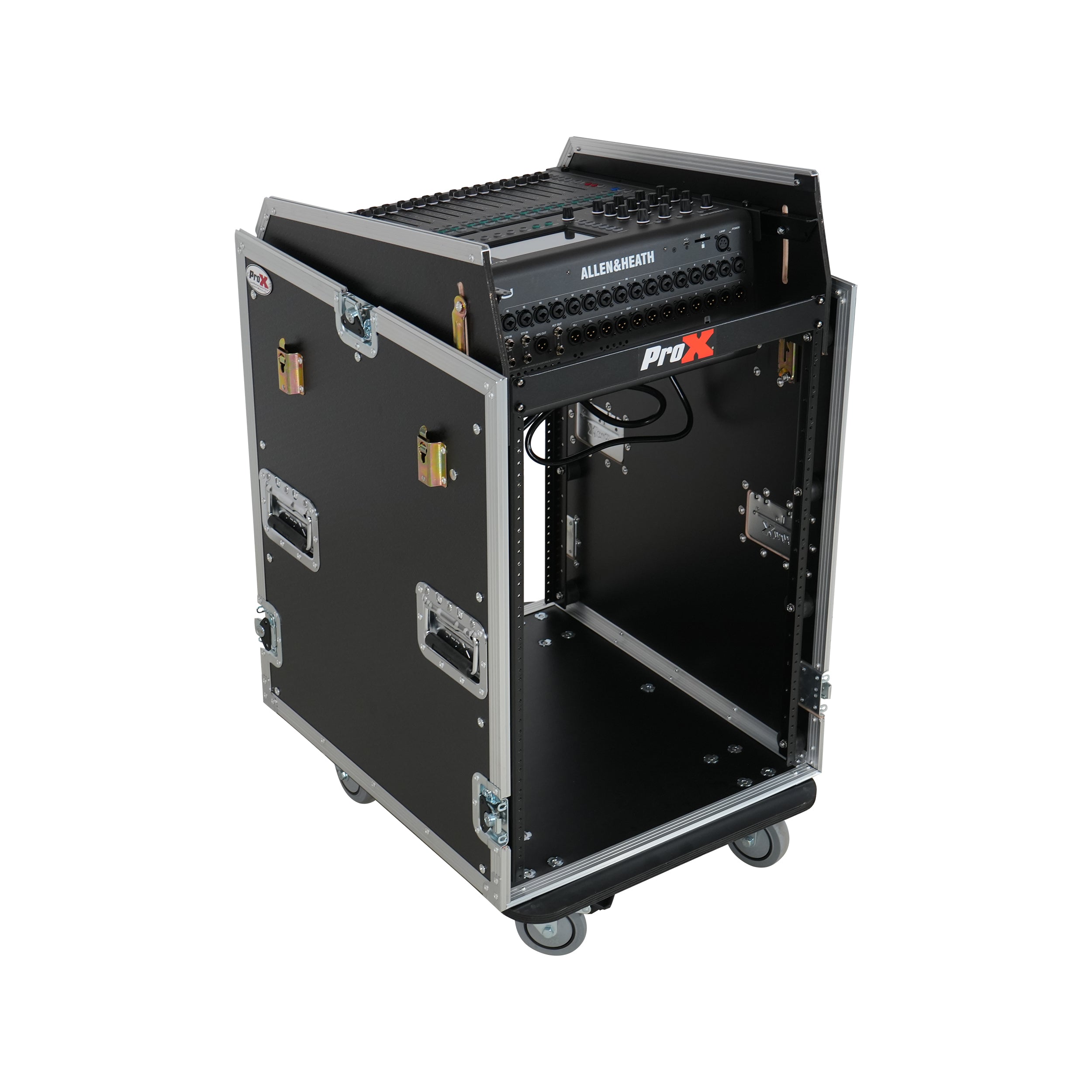 Universal 19 Rack-mount Mixer with 13U Top and 16U Front with 2 Side Work Tables