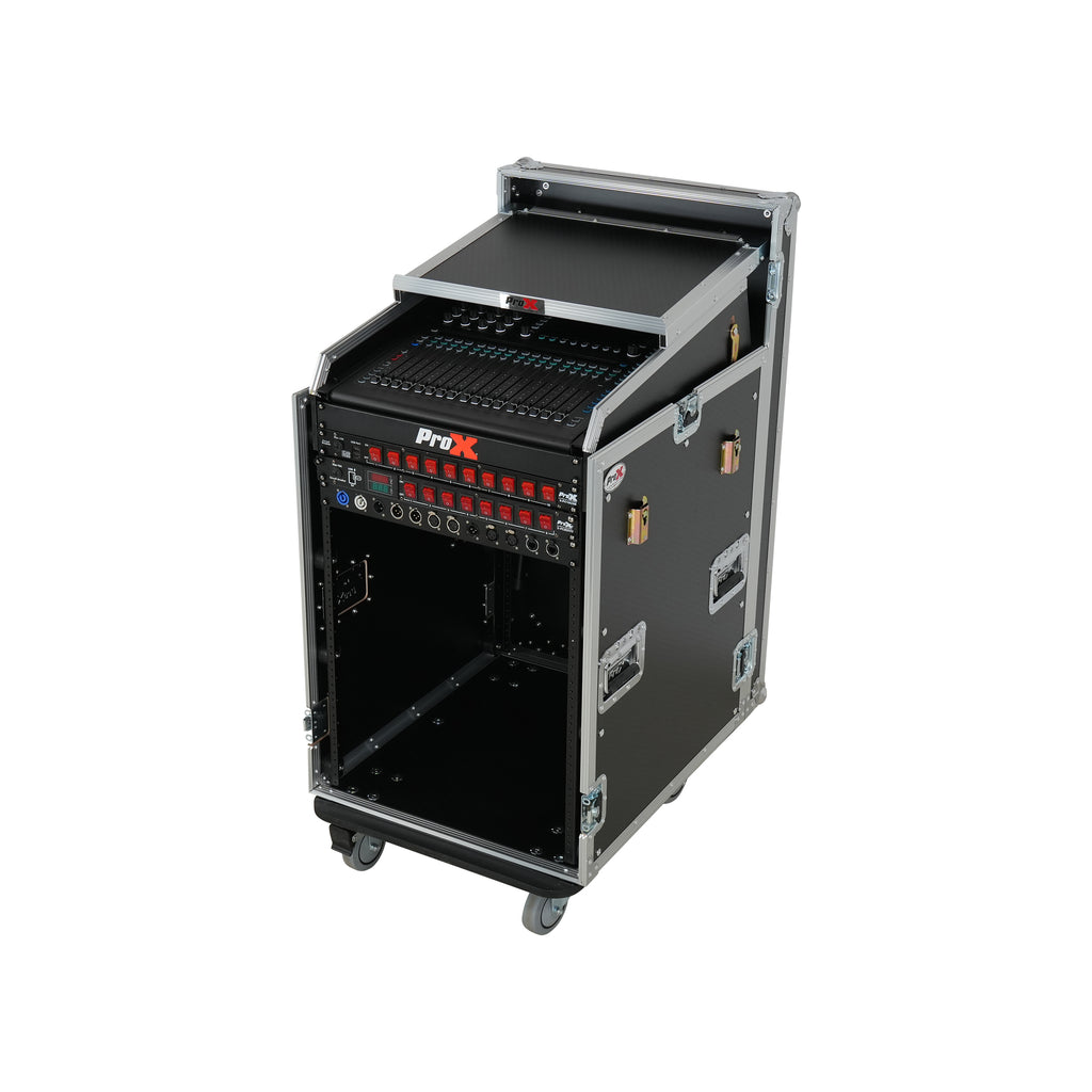 Universal 19 Rack-mount Mixer with 13U Top and 16U Front with 2 Side Work Tables