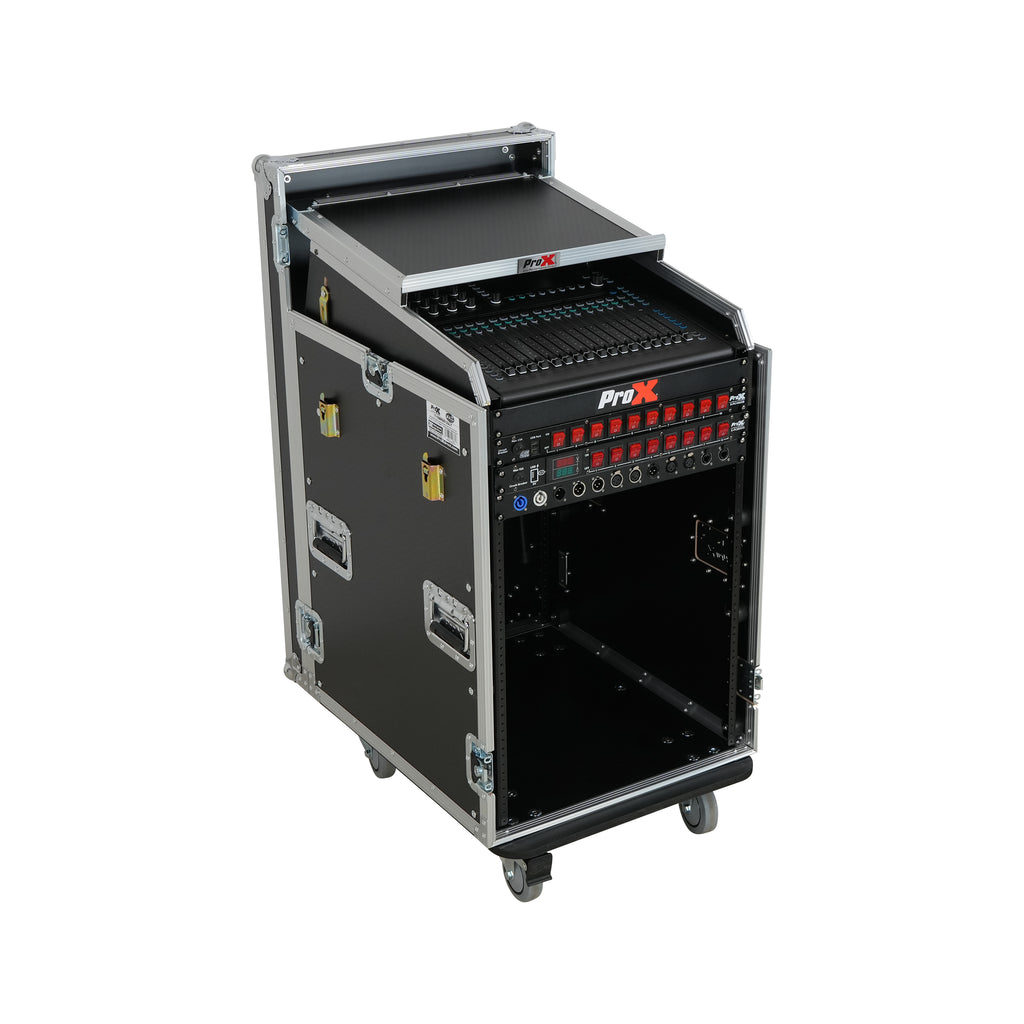 Universal 19 Rack-mount Mixer with 13U Top and 16U Front with 2 Side Work Tables