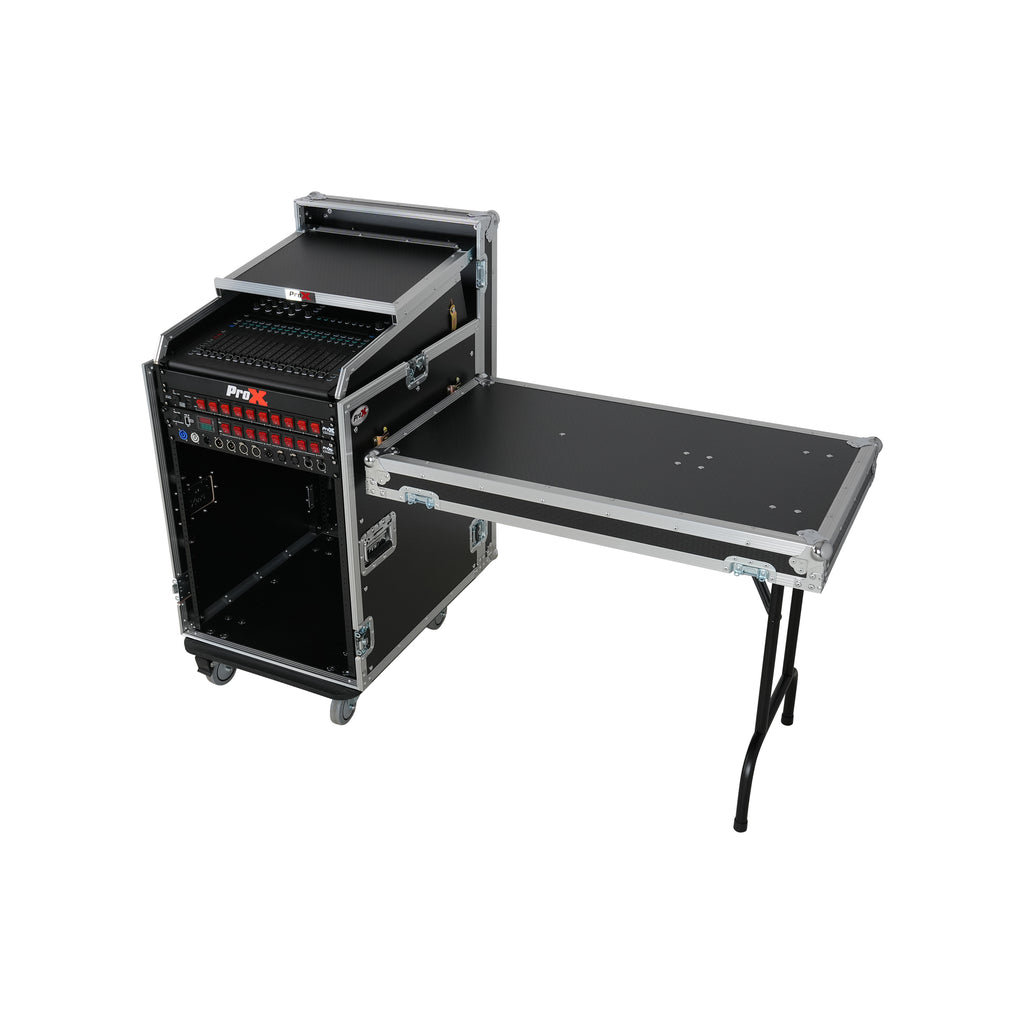 Universal 19 Rack-mount Mixer with 13U Top and 16U Front with 2 Side Work Tables