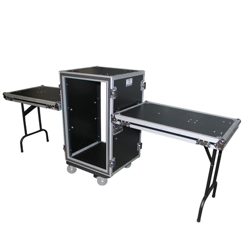14U Space Shockproof Amp Rack ATA Flight Case 20