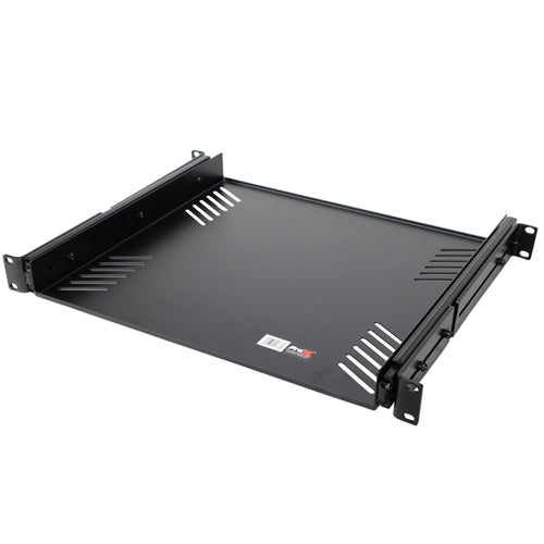 1U Ventilated Sliding Rack Tray Shelf fits 19" Standard Rack Mount