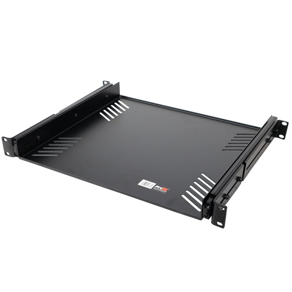 1U Ventilated Sliding Rack Tray Shelf fits 19" Standard Rack Mount