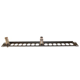 ProX 1U Rack Panel Punched for 16 XLR, Speaker twist connector or Power Connection compatible Connectors