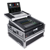 2U Rack Front and 10U Top Mixer Mobile DJ Combo ATA Flight Style Case