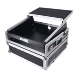 2U Rack Front and 10U Top Mixer Mobile DJ Combo ATA Flight Style Case