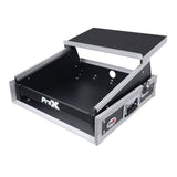 2U Rack Front and 10U Top Mixer Mobile DJ Combo ATA Flight Style Case