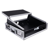 2U Rack Front and 10U Top Mixer Mobile DJ Combo ATA Flight Style Case
