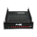 13U Top Mixer and 2U Rack Combo Flight Case with Laptop Shelf and 3 removable doors