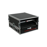 13U Top Mixer and 2U Rack Combo Flight Case with Laptop Shelf and 3 removable doors