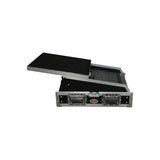 13U Top Mixer and 2U Rack Combo Flight Case with Laptop Shelf and 3 removable doors