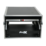 13U Top Mixer and 2U Rack Combo Flight Case with Laptop Shelf and 3 removable doors