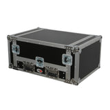 13U Top Mixer and 2U Rack Combo Flight Case with Laptop Shelf and 3 removable doors