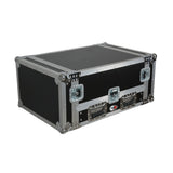 13U Top Mixer and 2U Rack Combo Flight Case with Laptop Shelf and 3 removable doors
