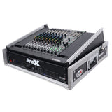 2U Vertical Rack Mount Flight Case with 10U Top for Mixer Combo Amp Rack
