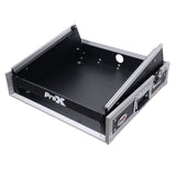 2U Vertical Rack Mount Flight Case with 10U Top for Mixer Combo Amp Rack