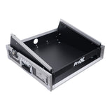 2U Vertical Rack Mount Flight Case with 10U Top for Mixer Combo Amp Rack