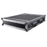 2U 2 Space Rack Mount ATA Flight Case 19 Inch Depth