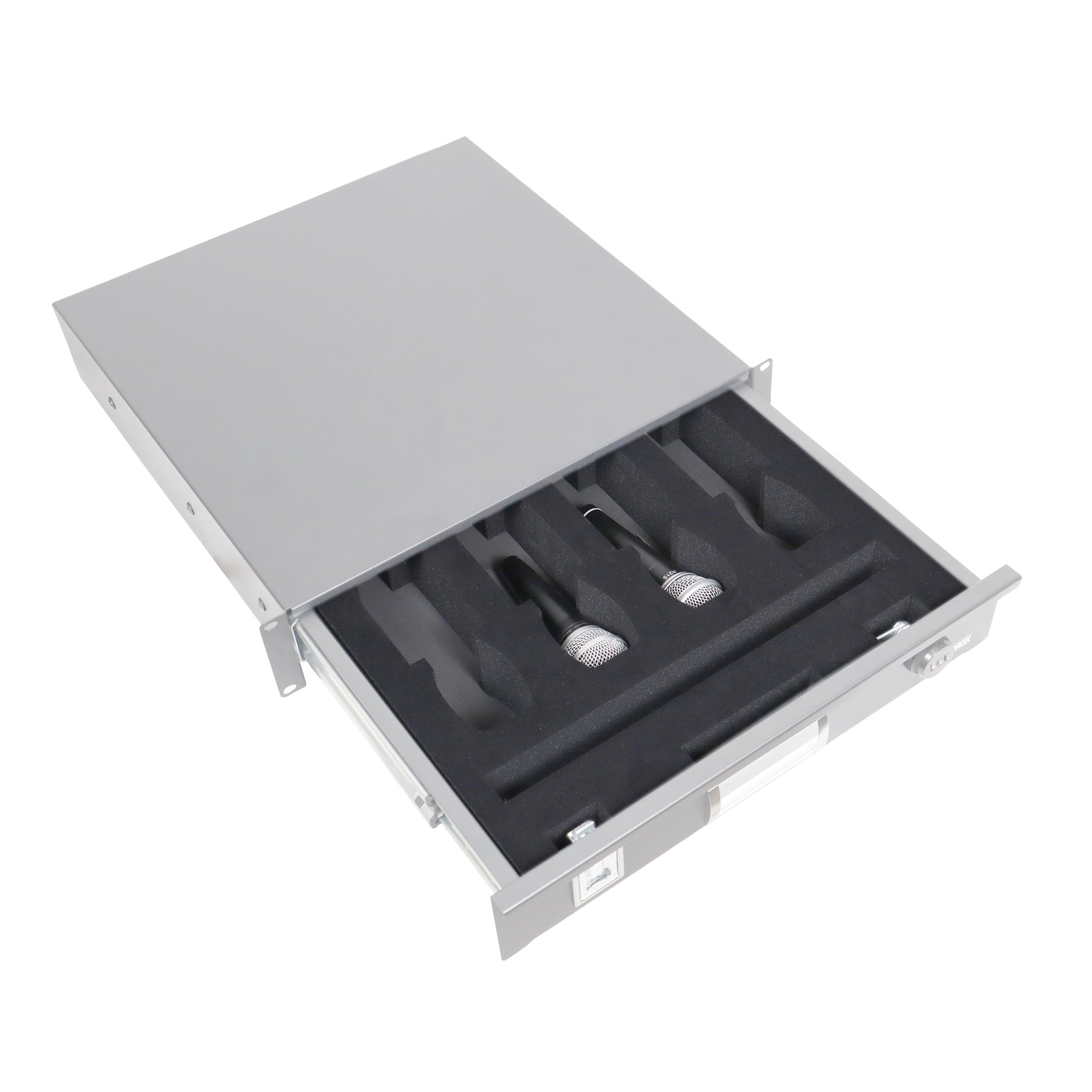 Replacement Foam for 2U rack Rack Drawer Fits 4x Microphone