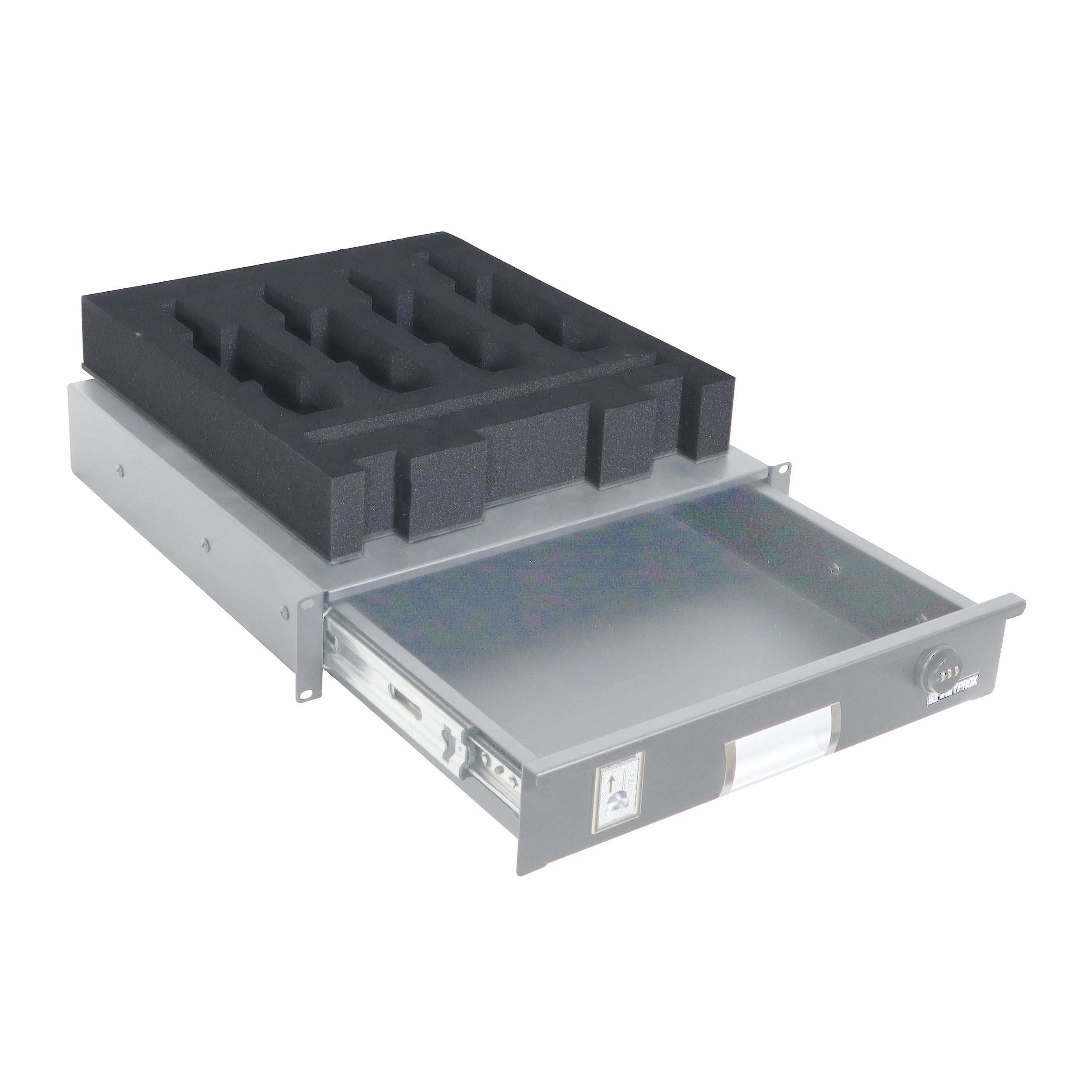 Replacement Foam for 2U rack Rack Drawer Fits 4x Microphone