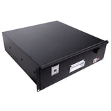 3U Rack Space 18" Depth Rack Mount Drawer for Audio, DJ, and IT Server rack cases.