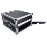 4U Vertical Rack Mount Flight Case with 10U Top for Mixer Combo Amp Rack