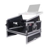 4U Vertical Rack Mount Flight Case with 10U Top for Mixer Combo Amp Rack