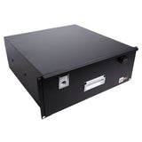 4U Rack Space 18" Depth Rack Mount Drawer for Audio, DJ, and IT Server rack cases.