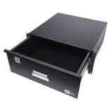4U Rack Space 18" Depth Rack Mount Drawer for Audio, DJ, and IT Server rack cases.