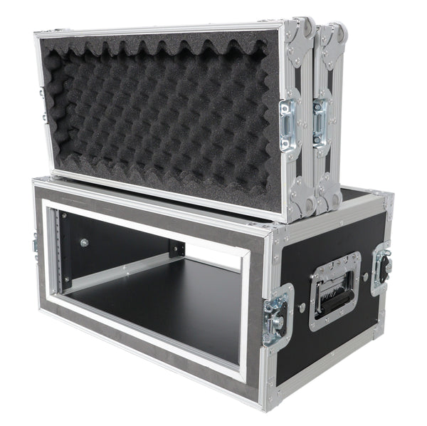 4U Vertical Shockproof Effects Rack 14" Depth Rail to Rail with Handles