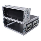 4U Space Amp Rack Mount ATA Style Flight Case 19 In. Depth