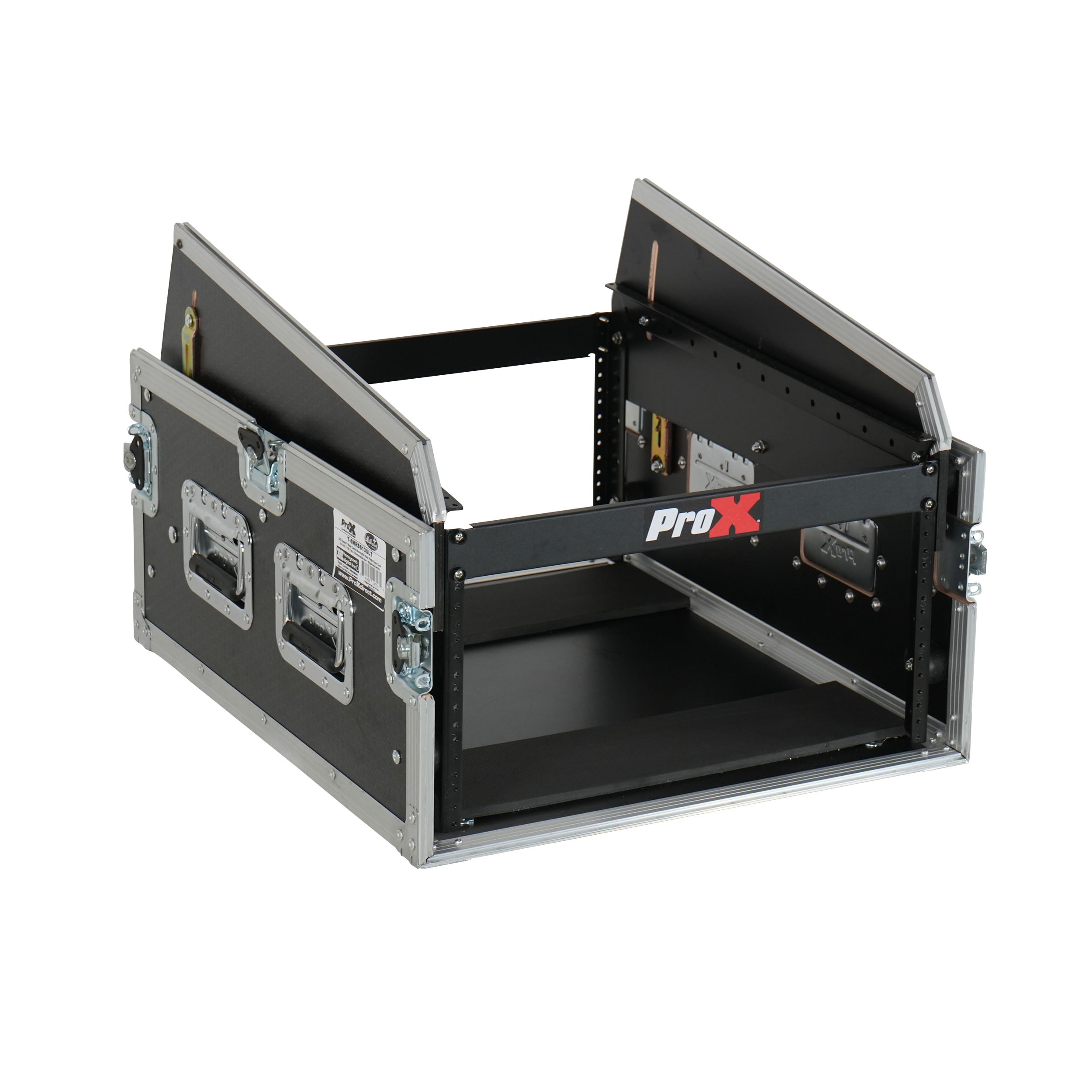 13U Top Mixer 6U Front Rack Combo Flight Case with Removable Sliding Laptop Shelf