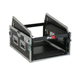 13U Top Mixer 6U Front Rack Combo Flight Case with Removable Sliding Laptop Shelf