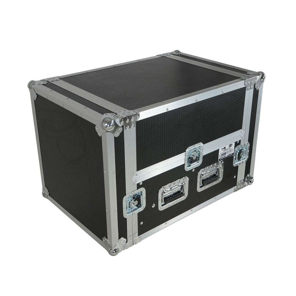13U Top Mixer 6U Front Rack Combo Flight Case with Removable Sliding Laptop Shelf