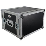 6U Vertical Shockproof Effects Rack 14" Depth Rail to Rail with Handles