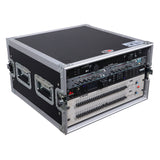 6U Space Amp Rack Mount ATA Flight Case 19" Depth