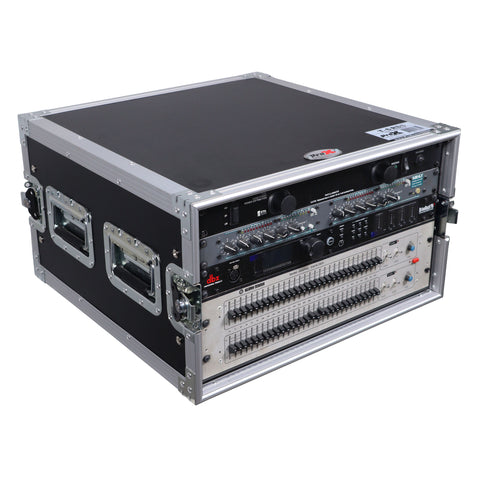6U Space Amp Rack Mount ATA Flight Case 19