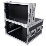 6U Space Amp Rack Mount ATA Flight Case 19" Depth