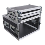 6U Space Amp Rack Mount ATA Flight Case 19" Depth