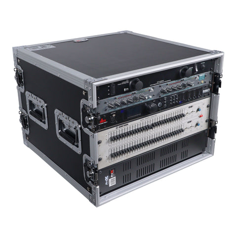 8U Space Amp Rack Mount ATA Flight Case 19