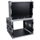 8U Space Amp Rack Mount ATA Flight Case 19" Depth